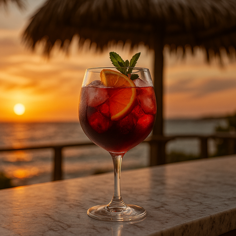 vino tinto-coctel tinto de verano
